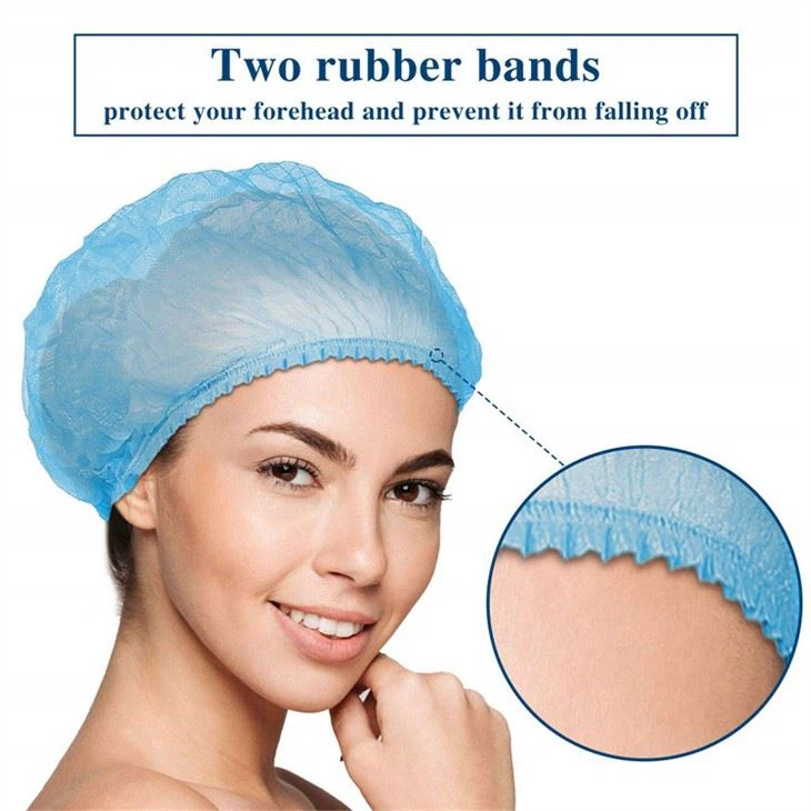 disposable non-woven medical cap bouffant cap